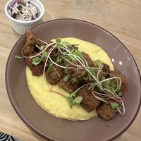 KFC chickn and coleslaw   at Seitan Urban Bistro in Lima