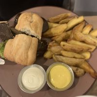 BBQ seitan ciabatta   at Seitan Urban Bistro in Lima