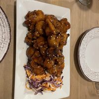 Cauliflower BBQ wings   at Seitan Urban Bistro in Lima