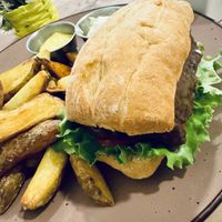 Bbq Beef Ciabatta (Seitán)  at Seitan Urban Bistro in Lima