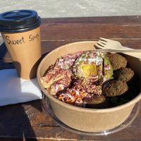 The Holly Bowl and sweet spicy juicey  at Bless Yuz - Food Trailer in Puerto Varas