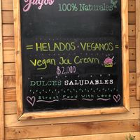 Vegan ice cream !!!  at Bless Yuz - Food Trailer in Puerto Varas