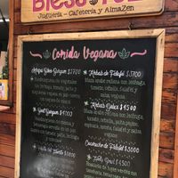 Food options  at Bless Yuz - Food Trailer in Puerto Varas