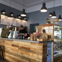 main counter  at Sweet Life American Bakery and Specialty Coffee Bar in Krakow