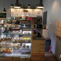 cake counter  at Sweet Life American Bakery and Specialty Coffee Bar in Krakow