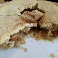 vegan apple pie at Sweet Life American Bakery and Specialty Coffee Bar in Krakow