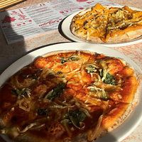 Pizzas at Kewpie in Fitzroy