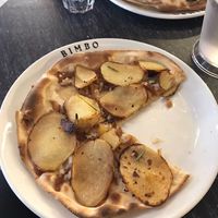 Vegan potato pizza  at Kewpie in Fitzroy