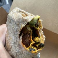 All the goodies inside !  at Green Tomato Grill in Brea