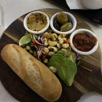 Vegan mezze  at Lemon and Thyme in Mooloolaba