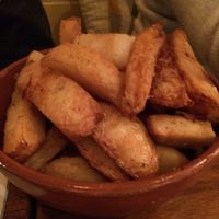 handcuy potato wedges at Lemon and Thyme in Mooloolaba