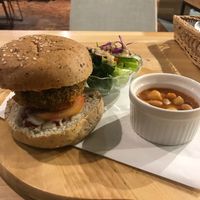 Quinoa Burger at Real Food Mont Kiara in Kuala Lumpur