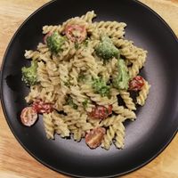 vegan alfredo pasta at Real Food Mont Kiara in Kuala Lumpur