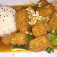 silken tofu deep fried at Zen House in Berlin