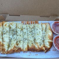 The vegan cheesy bread is PHENOMENAL!  at Blaze Pizza in Rapid City