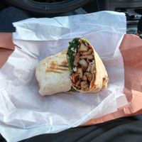 Korean BBQ wrap :) at Batata Cafe in Northport