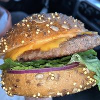 Impossible burger   at Batata Cafe in Northport