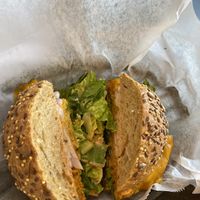 McKale burger  at Batata Cafe in Northport