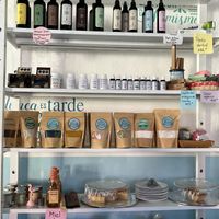 They no longer have shelves of baked goods for sale. This is what they have displayed instead    at La Cozumelena in Cozumel