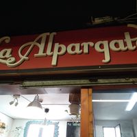 Cartel at La Alpargata in Madrid