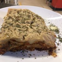 Lasaña  at La Alpargata in Madrid