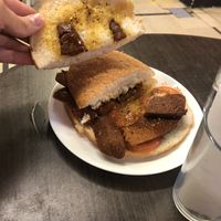 Choripan  at La Alpargata in Madrid