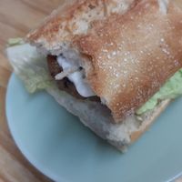 Mini sandwich at La Alpargata in Madrid