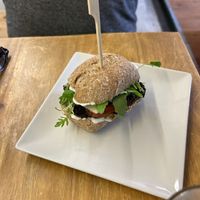 Bocadillo with seitan   at La Alpargata in Madrid