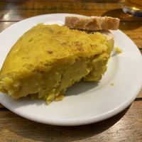 Potato tortilla  at La Alpargata in Madrid
