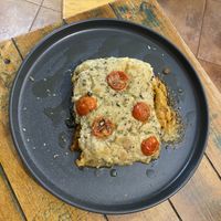 Lentil lasagna   at La Alpargata in Madrid