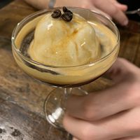 Café dessert at MADENITALY in Copenhagen