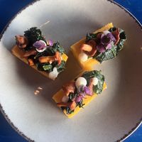 Polenta sticks  at MADENITALY in Copenhagen