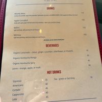 Brunch Menu Part 2  at MADENITALY in Copenhagen