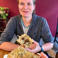 Onion pizza, wow! at MADENITALY in Copenhagen