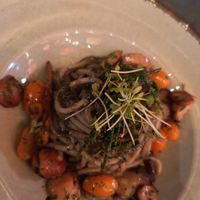 Spaghetti al nero at MADENITALY in Copenhagen