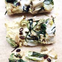 Their pizza slices  at MADENITALY in Copenhagen