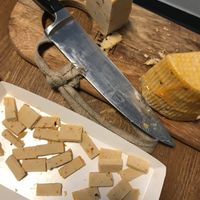 Vegan chili parmasan  at MADENITALY in Copenhagen