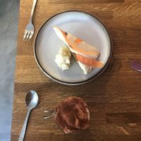 Tiramisu and carrot cake  at MADENITALY in Copenhagen