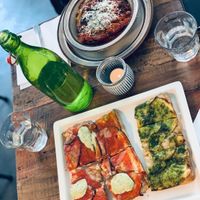 Vegan lasagna and a multitude of vegan pizza recipes 👐🏻 at MADENITALY in Copenhagen