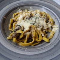 The yummy tagliatelle. at MADENITALY in Copenhagen