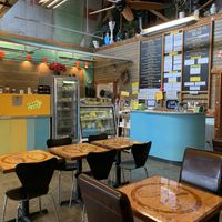 Cozy interior  at Happy Belly in Tacoma