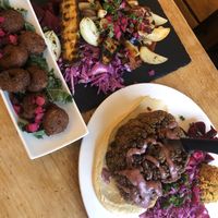 Falafel, A Day in a Lebanese Mountain and Bella and the Beet 🤤  at Maro's in Oakville