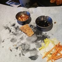 Too late on the photo... but fried tofu appetizer. at Muse Thai Bistro in Manchester