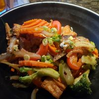 Vegan ginger and scallions. at Muse Thai Bistro in Manchester