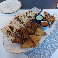 Veganer Vorspeisenteller (2P) at Punjab Tandoori in Aschaffenburg