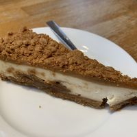 Salted caramel vegan cheesecake  at Beehive in West London