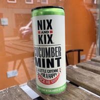 Cucumber mint drink at Beehive in West London