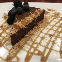Coconut Chocolate Pie  at Novo Restaurant and Lounge in San Luis Obispo