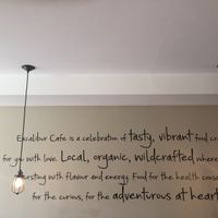 Decor  at Excalibur Cafe in Glastonbury