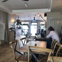 Inside at Excalibur Cafe in Glastonbury